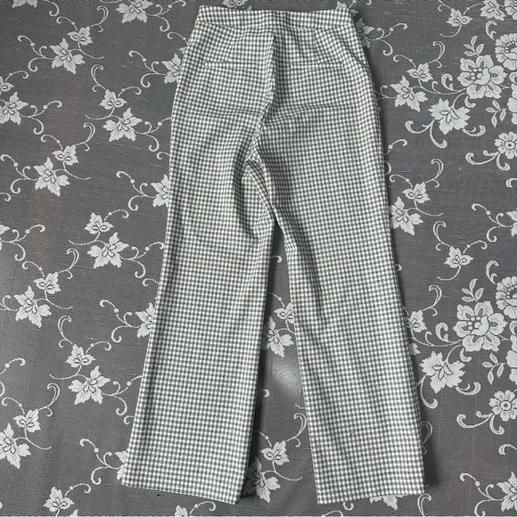 Aritzia Wilfred Kick Flare Pant in Black/ Espace Gingham Sz 0 - Picture 6 of 13